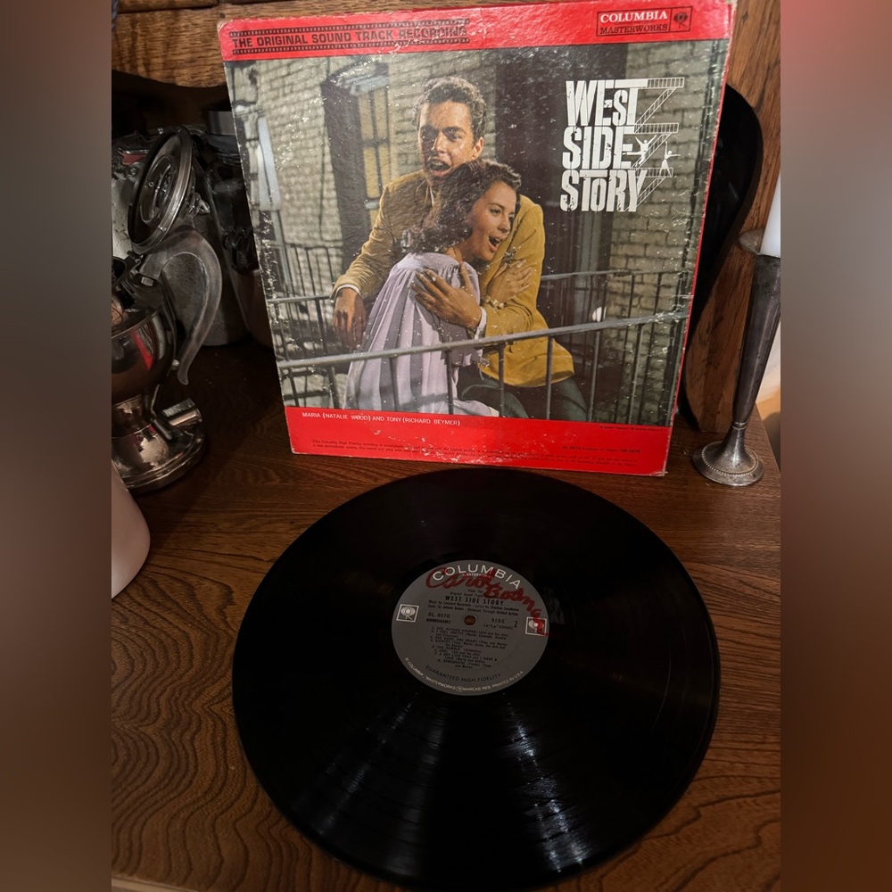 Vintage 1961 West Side Story Vinyl LP Record - Picture 2 of 3